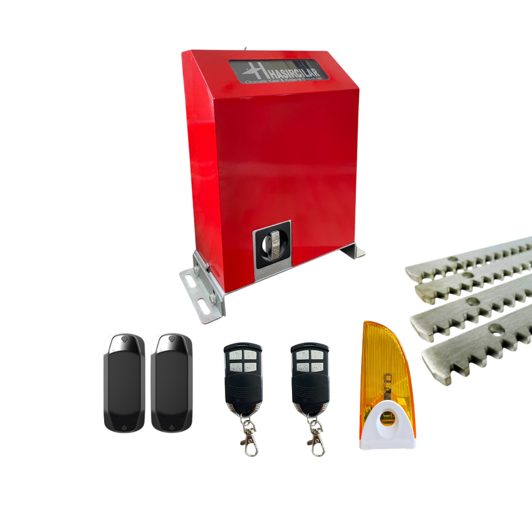 Hasırcılar 2000 Kg Yana Kayar Bahçe Kapı Motoru Set