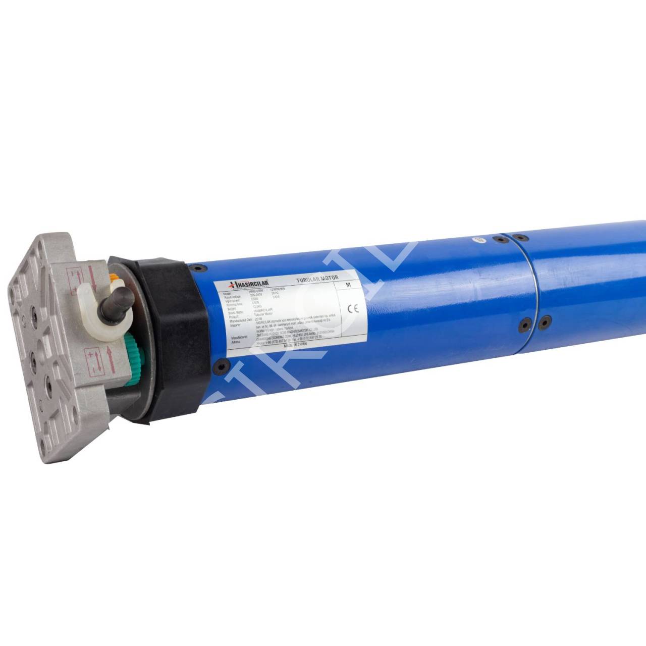 230 NM Redüktörlü Tüp (Tubular) Kepenk Motoru
