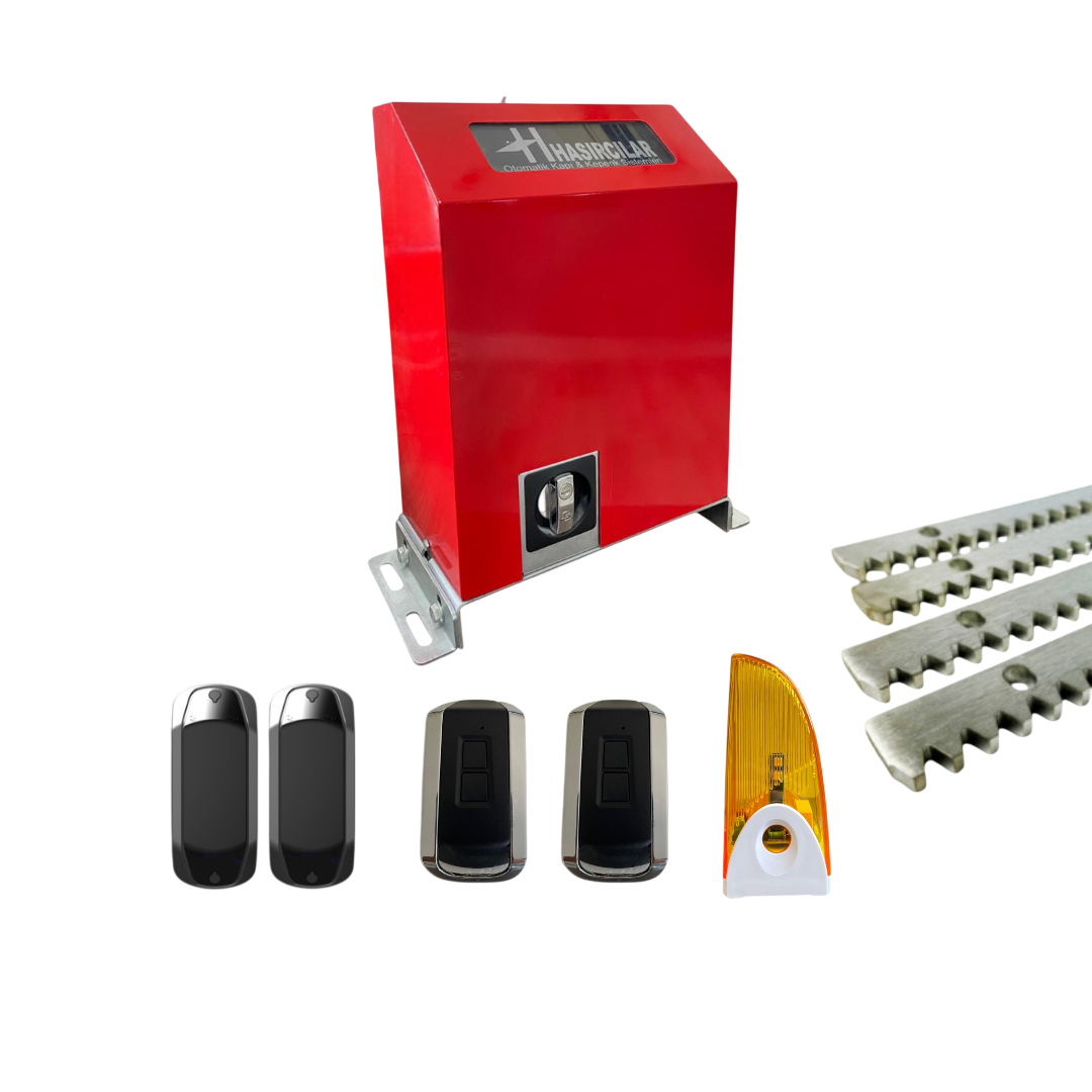 Hasırcılar 2000 Kg Yana Kayar Bahçe Kapı Motoru Set