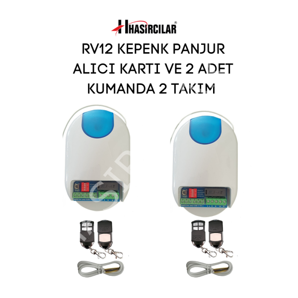 Hasırcılar RV12 Kepenk Panjur Alıcı Kartı  2 Takım